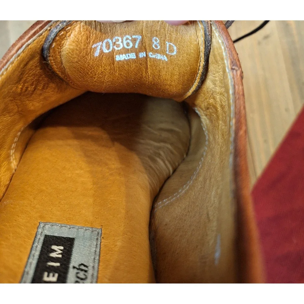 Florsheim Comfortech Mens 8 D Brown Leather Suede Saddle Oxford Vibram 70367‎